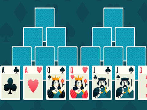 Spel Tripeaks solitaire aanlyn