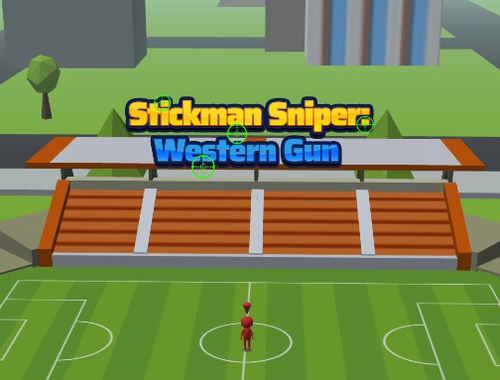 Spel Stickman Sniper Western Gun aanlyn