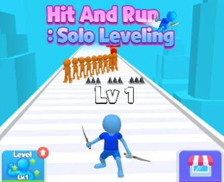 Spel Slaan en hardloop solo nivellering  aanlyn