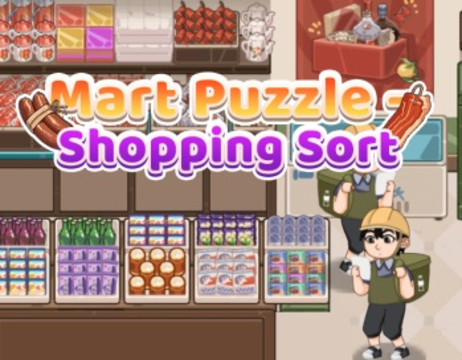 Spel Mart Puzzle Shopping Soorte  aanlyn