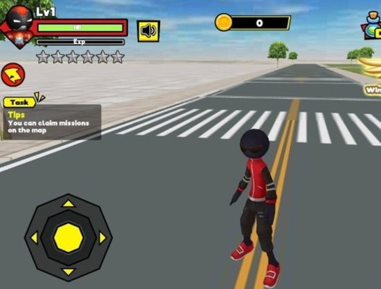 Spel Stick Rope Hero aanlyn