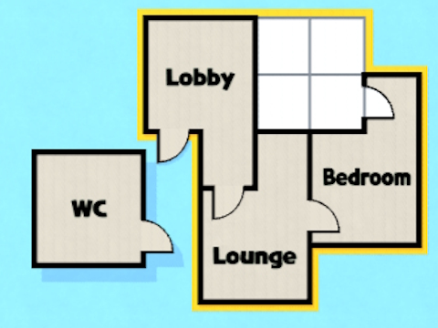 Spel Kamer Sorteer - Vloerplan  aanlyn