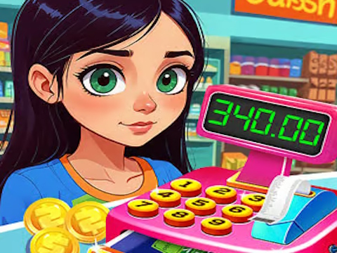 Spel Supermarkte inkopies vir kinders  aanlyn