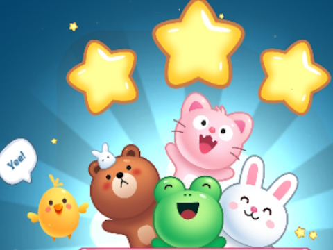 Spel Diereversoen: Bubble Shooter  aanlyn