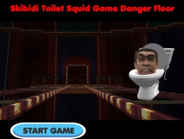 Spel Skibidi Toilet Squid Game Gevaar vloer  aanlyn