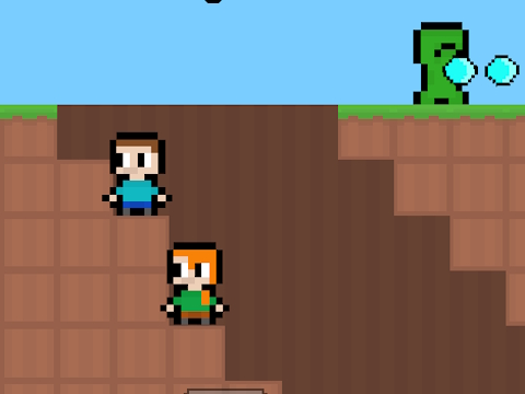 Spel McBros Pixelcraft aanlyn