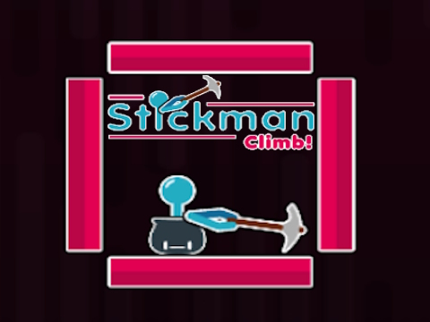 Spel Stickman klim!  aanlyn