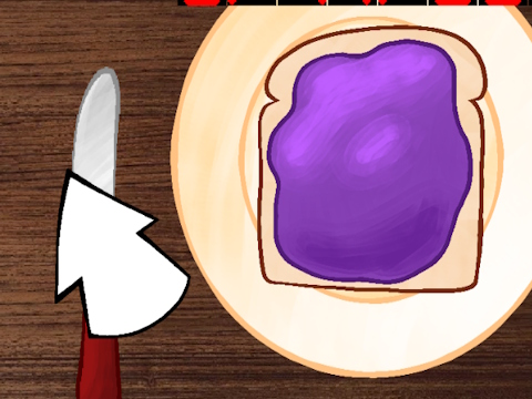 Spel Eet grondboontjiebotter en jellie  aanlyn