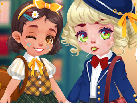 Spel Todddie Vintage skooldag  aanlyn