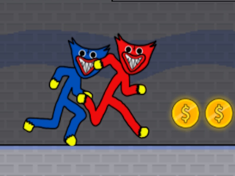 Spel Stickman Huggy Party Duo aanlyn