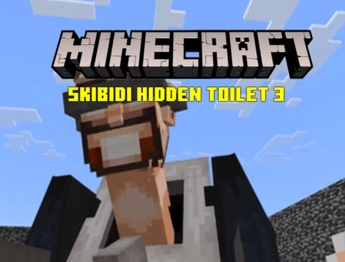 Spel Minecraft skibidi verborge toilet 3  aanlyn