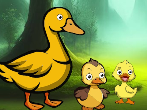 Spel Duck Family Reach Pond aanlyn