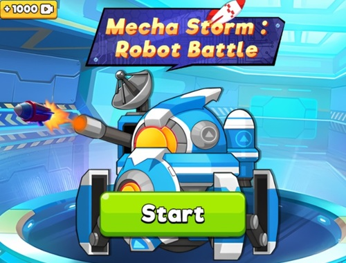 Spel Mecha Storm Robot Battle aanlyn