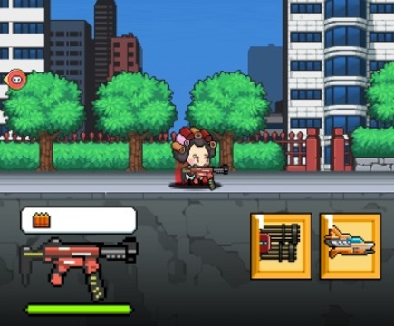 Spel Mecha Shoot Pixel RPG aanlyn
