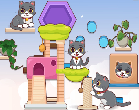 Spel Decor my: Kitty Wall aanlyn