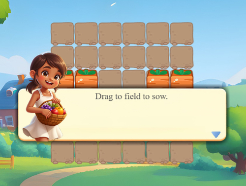 Spel Veggies oes  aanlyn