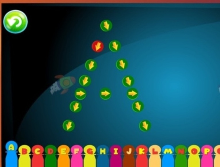 Spel ABC diere  aanlyn