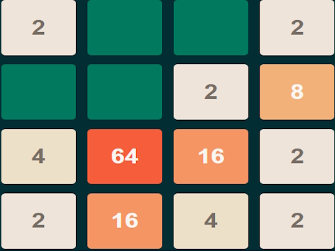 Spel Qolor 2048 aanlyn