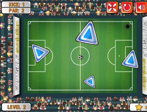 Spel Voetgolf -evolusie  aanlyn