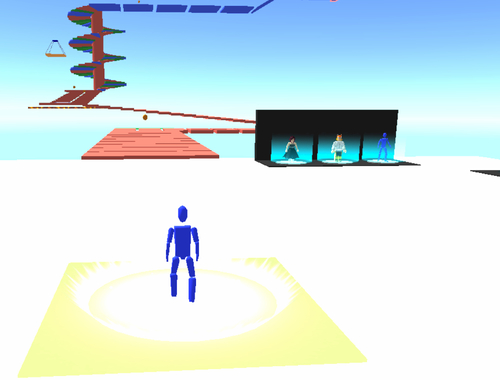 Spel Maklike Obby Parkour  aanlyn