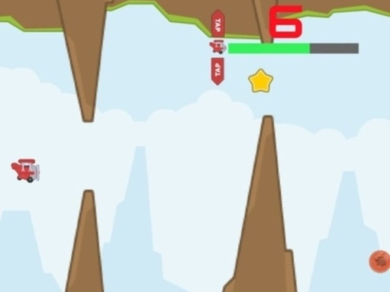 Spel Flappy vlug  aanlyn