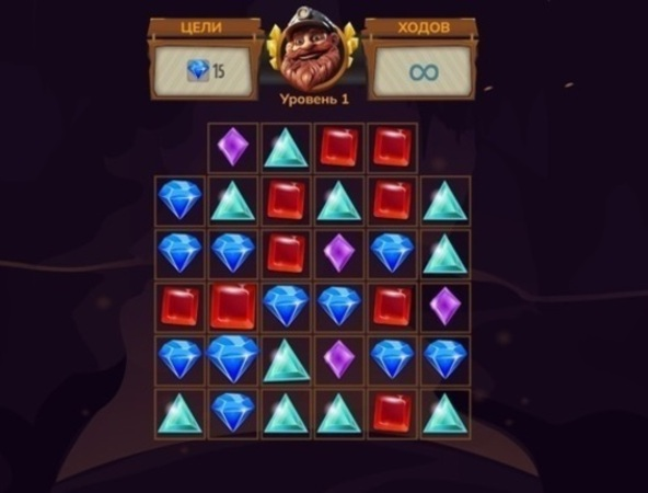 Spel Jewel Miner Quest aanlyn