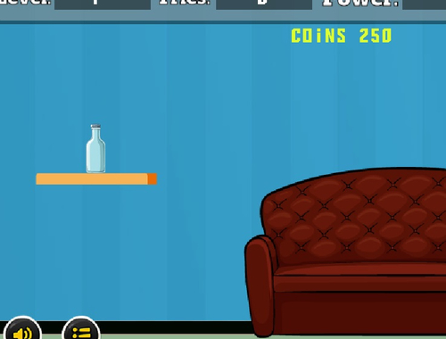 Spel Bottel flip nou  aanlyn