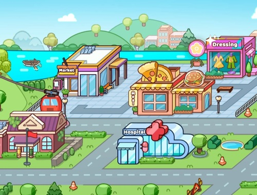 Spel Avatar World Dream City aanlyn