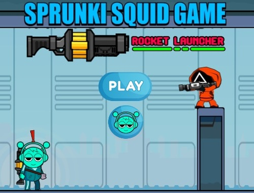 Spel Sprunki Squid Game Rocket Launcher aanlyn