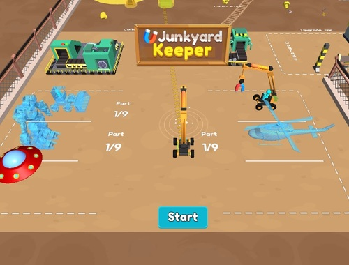 Spel Junkyard Keeper aanlyn