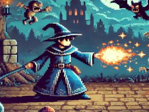 Spel Pixel Wizard aanlyn