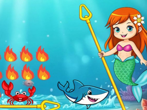 Spel Princess vs Shark aanlyn