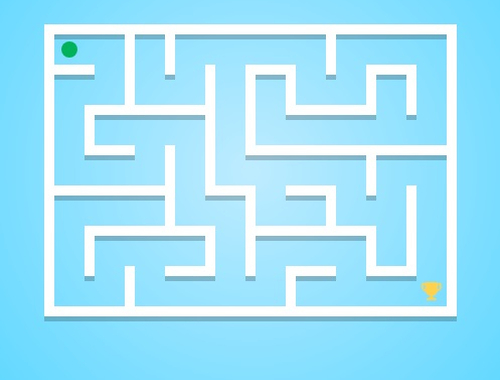 Spel Speel doolhof  aanlyn
