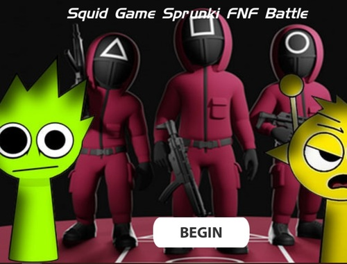 Spel Squid game sprunki fnf stryd  aanlyn
