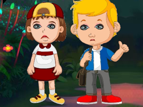 Spel Help die versierde kinders  aanlyn