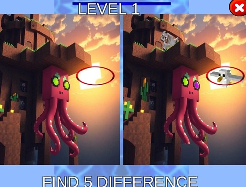 Spel Minecraft inkvis anomalie  aanlyn