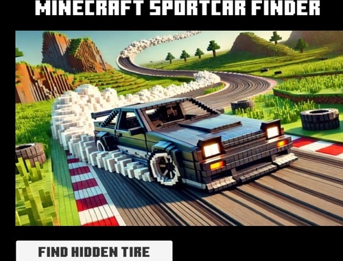 Spel Minecraft Sportcar Finder aanlyn