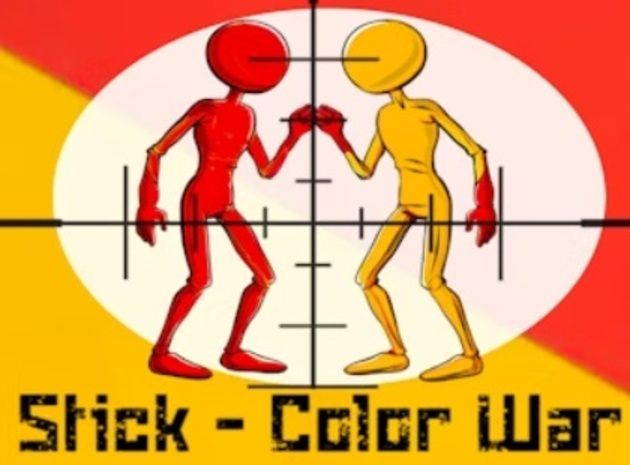 Spel Stick Color War aanlyn