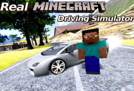 Spel Real Minecraft Driving Simulator aanlyn