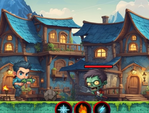 Spel Zombie Slayer 2 aanlyn