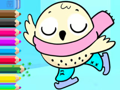 Spel Kleurboek: On Ice  aanlyn