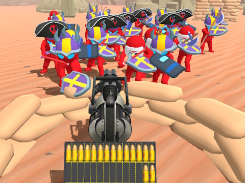 Spel Bullet Army Run aanlyn