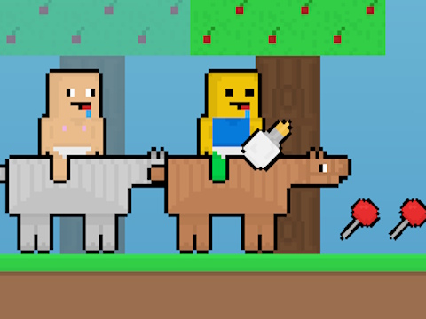Spel Baba noob vs baba obby perd  aanlyn
