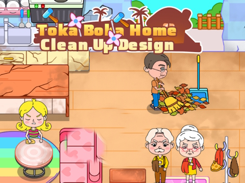 Spel Toka Boka Home Clean Up Design aanlyn