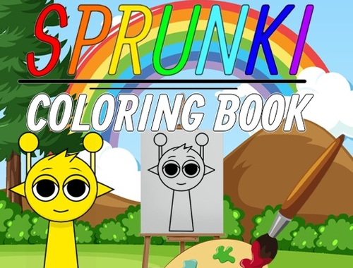 Spel Sprunki kleurboek  aanlyn