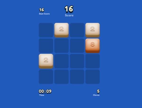 Spel Blok 2048  aanlyn