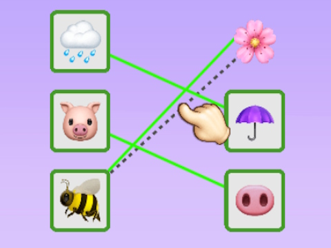 Spel Emoji Puzzle Connect aanlyn