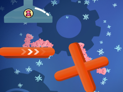 Spel Teddie fabriek  aanlyn