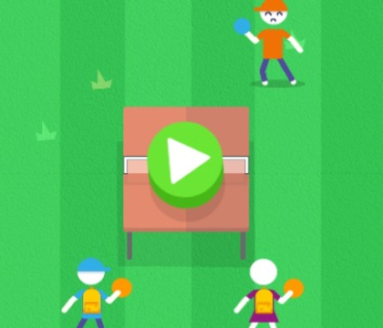 Spel Stickman Ping Pong 2 aanlyn