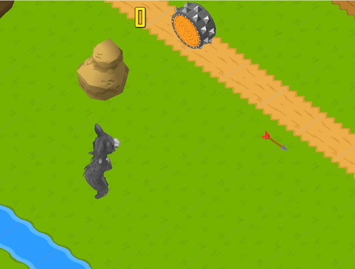 Spel Ratomilton kruis die pad  aanlyn